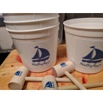 Custom Labeled Table Scrap Bucket, paper or plastic, sold individually