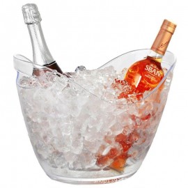 Promotional Clear Acrylic 4 Liter Wine Bucket