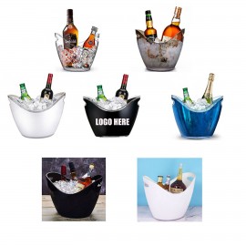 Double Handle Ice Bucket with Logo  Double Handle Ice Bucket with Logo