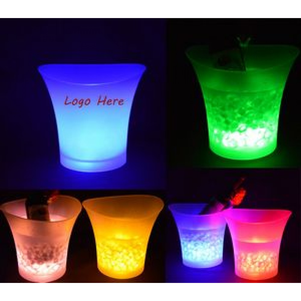 Custom Engraved LED Ice Bucket Custom Engraved LED Ice Bucket