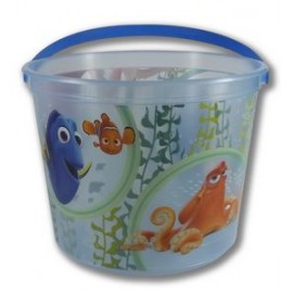 Personalized 64 Oz. Plastic Bucket & Handle w/Full Color "In Mold Labeling"