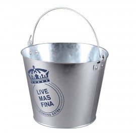 Personalized 5 Quart Galvanized Metal Bucket