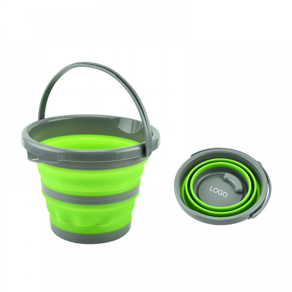 Custom Collapsible Bucket with 1.32 Gallon (5L) for Garden or Camping
