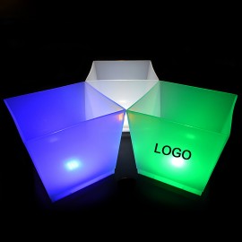 Personalized Square Led Ice Bucket  Personalized Square Led Ice Bucket