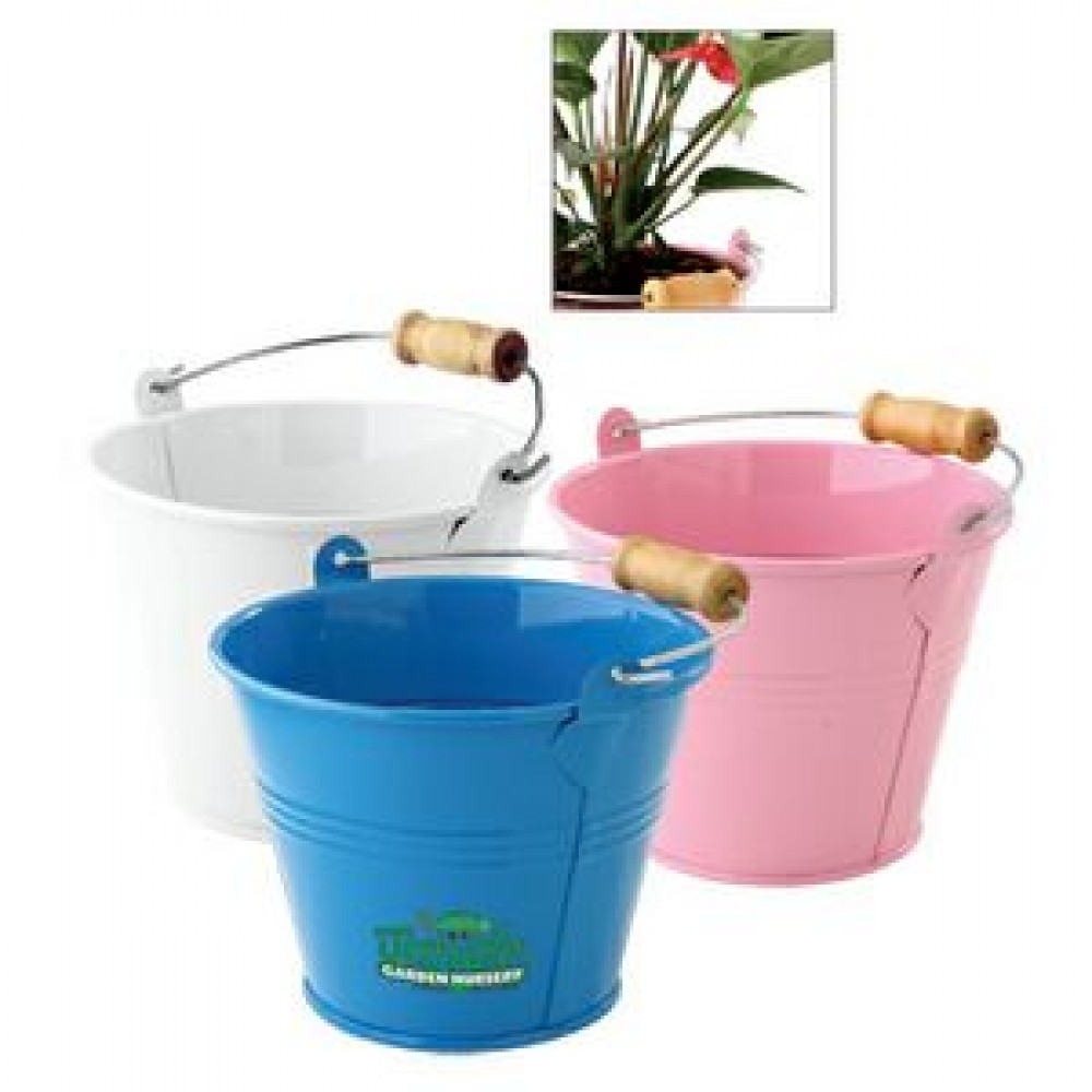 Custom Imprinted Metal Bucket Custom Imprinted Metal Bucket