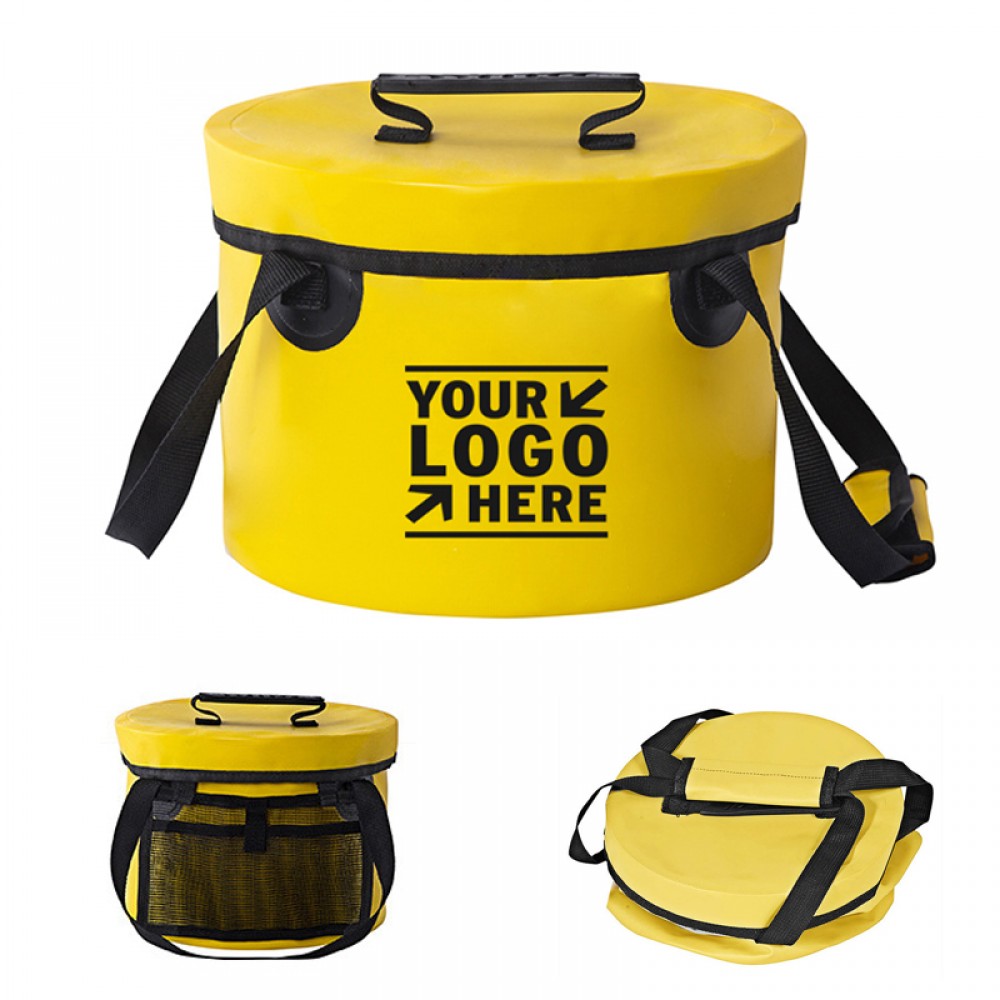 Customized PVC Collapsible Bucket w/ Lid