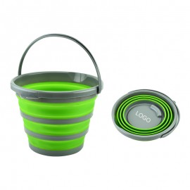 Logo Branded Collapsible Bucket With 2.2 Gallon (10L) for Garden or Camping
