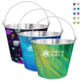 Logo Branded Full Color 170OZ Metal Beer Ice Bucket  Logo Branded Full Color 170OZ Metal Beer Ice Bucket