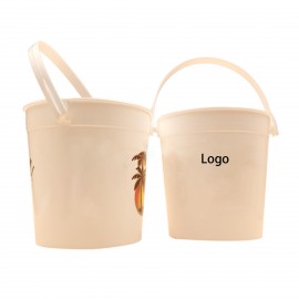 Plastic Ice Bucket with Handle with Logo
