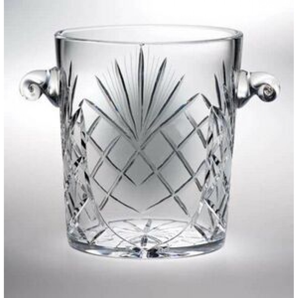 Personalized Raleigh Ice Bucket - Lead Crystal (9 1/4"x8")