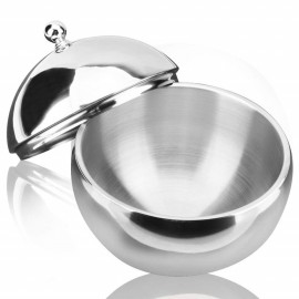 Custom Engraved Spherical Stainless Steel Ice Bucket with Lid
