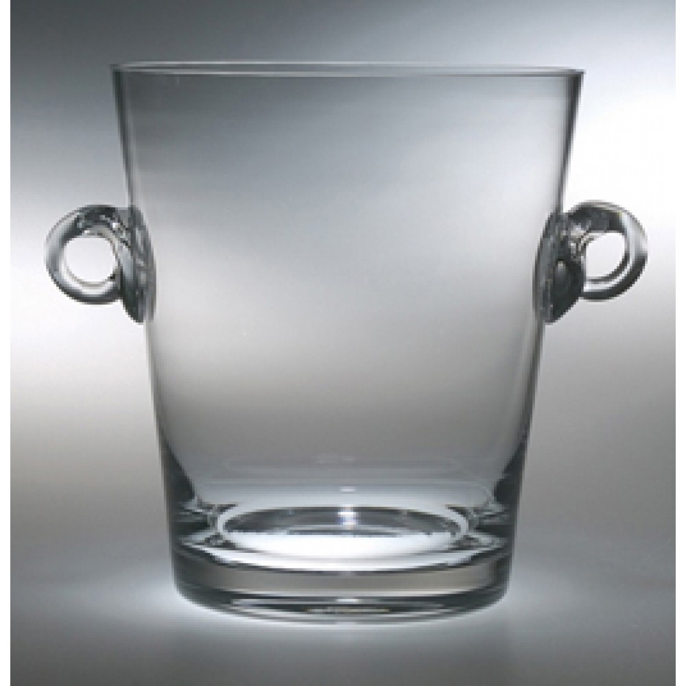 Logo Branded Tuscan Sun Ice Bucket Award - Lead Crystal (7"x6")