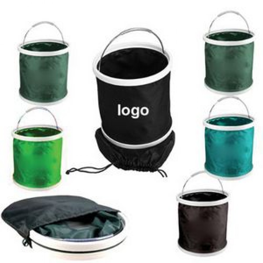 Folding Bucket Custom Imprinted Folding Bucket Custom Imprinted