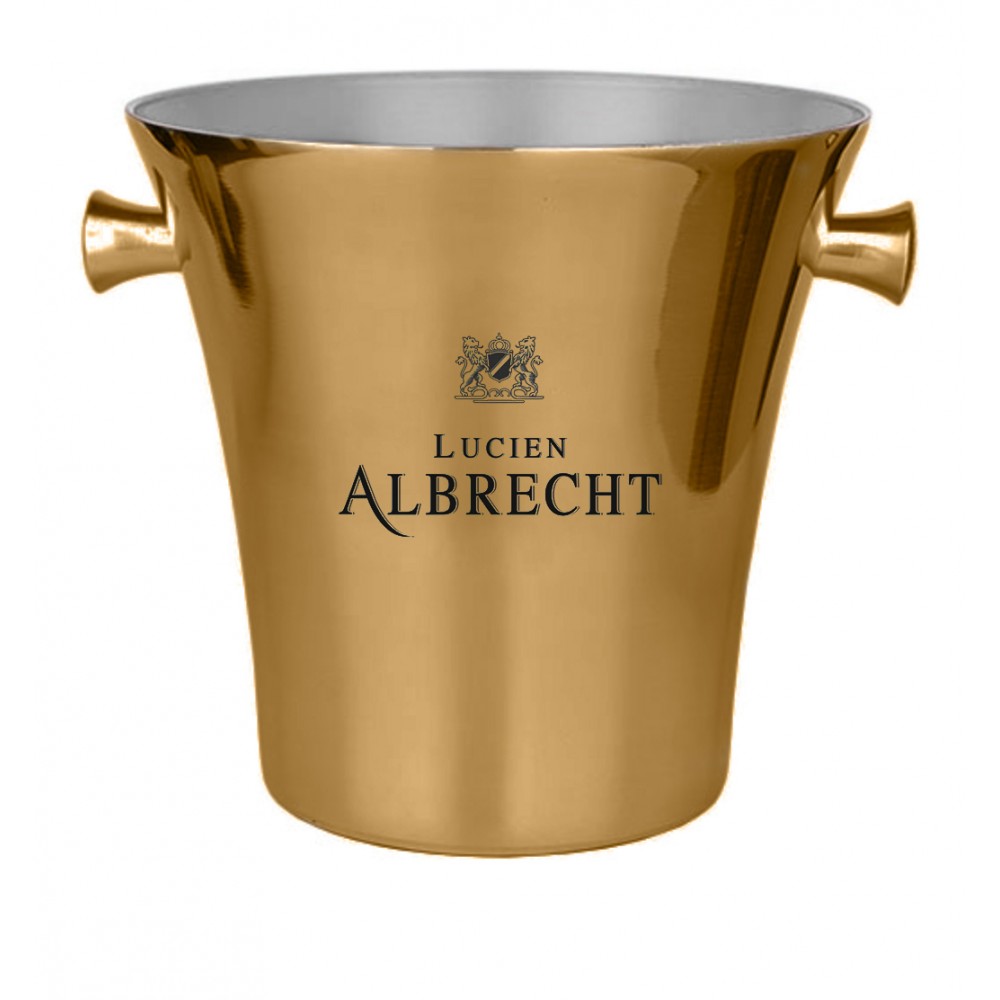 Promotional Elegant Stainless Steel (1-2 Bottle) Metal Ice Bucket Promotional Elegant Stainless Steel (1-2 Bottle) Metal Ice Bucket