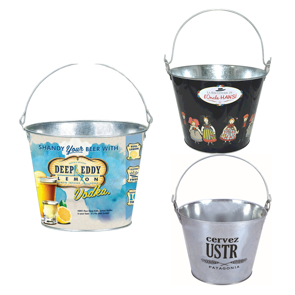 Customized Galvanized Ice Bucket Ice Buckets