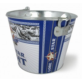 5 Quart Metal Ice Bucket With Bottle Opener with Logo