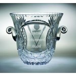 Promotional Fairway Ice Bucket Award - Lead Crystal (9 1/4"x9 1/2")