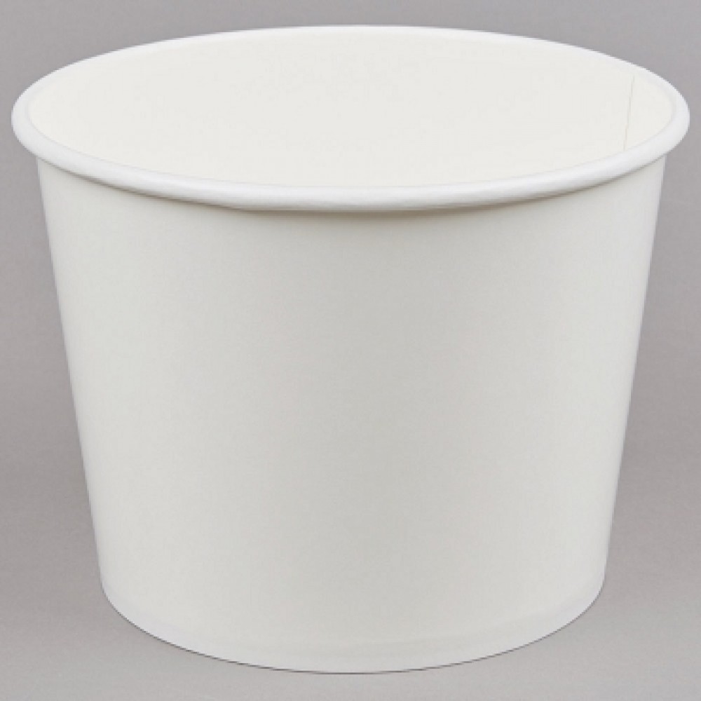 Blank Table Scrap Bucket, paper or plastic, sold individually with Logo