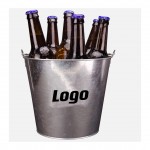 Logo Branded 5 Quarts Metal Beer Ice Bucket