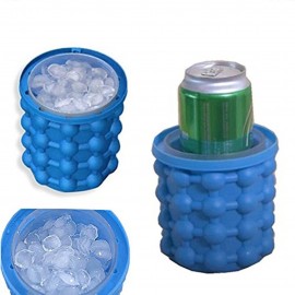 Large Silicone Ice Bucket Cube Maker with Logo