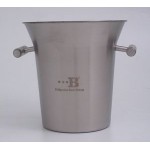 Custom Printed Ice Bucket - Stainless Steel