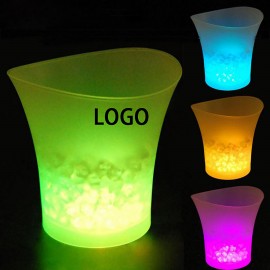 Transparent Drop-resistant Luminous Ice Bucket with Logo Transparent Drop-resistant Luminous Ice Bucket with Logo