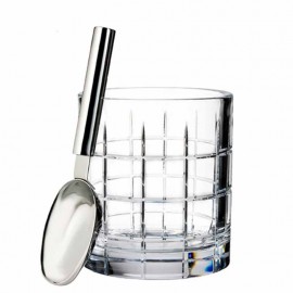 Waterford SHORT STORIES Cluin Ice Bucket w/ Scoop with Logo