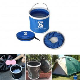 Collapsible Bucket with Logo  Collapsible Bucket with Logo