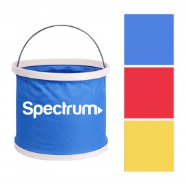 Portable Oxford Cloth Folding Bucket with Logo