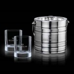 Custom Printed Milano Ice Bucket & 2 Rexdale OTR