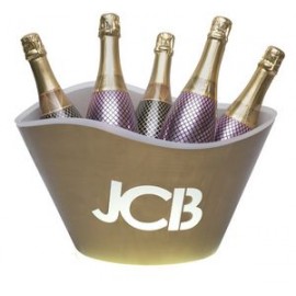 Logo Branded Full Metal LED Ice Bucket