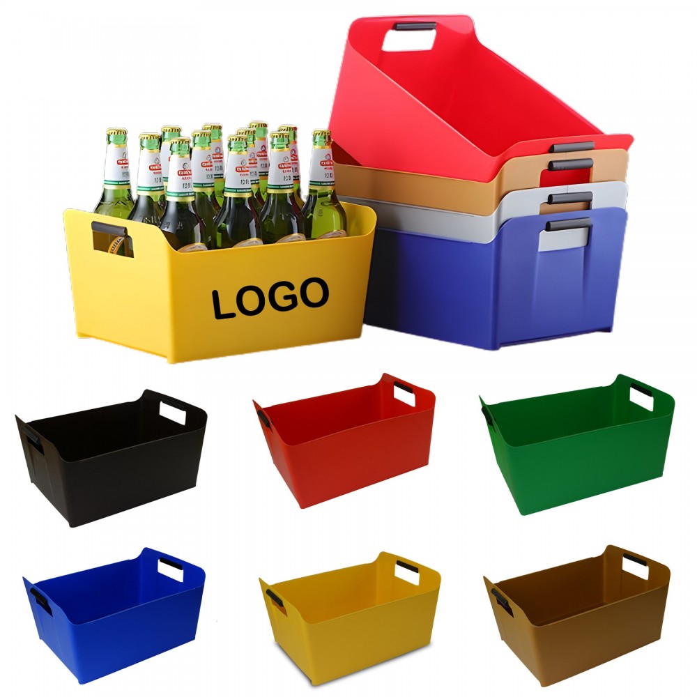 Plastic Ice Bucket with Logo Plastic Ice Bucket with Logo
