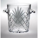 Logo Branded Raleigh Ice Bucket - Lead Crystal (5 1/2"x4 1/2")