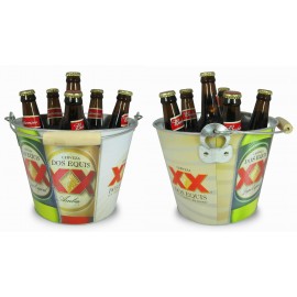 Custom 5 Qt Galvanized Ice Bucket