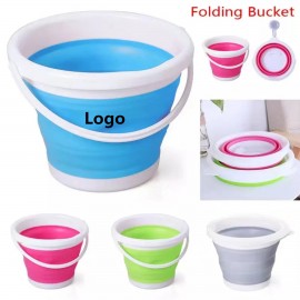 Folding Bucket with Logo  Folding Bucket with Logo