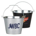Custom Metal Ice Bucket Logo Branded