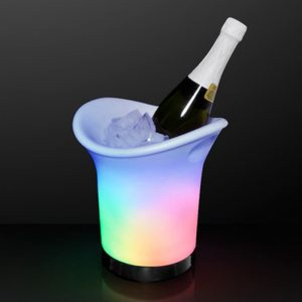 Logo Branded LED Champagne Wine Chiller Ice Bucket Logo Branded LED Champagne Wine Chiller Ice Bucket
