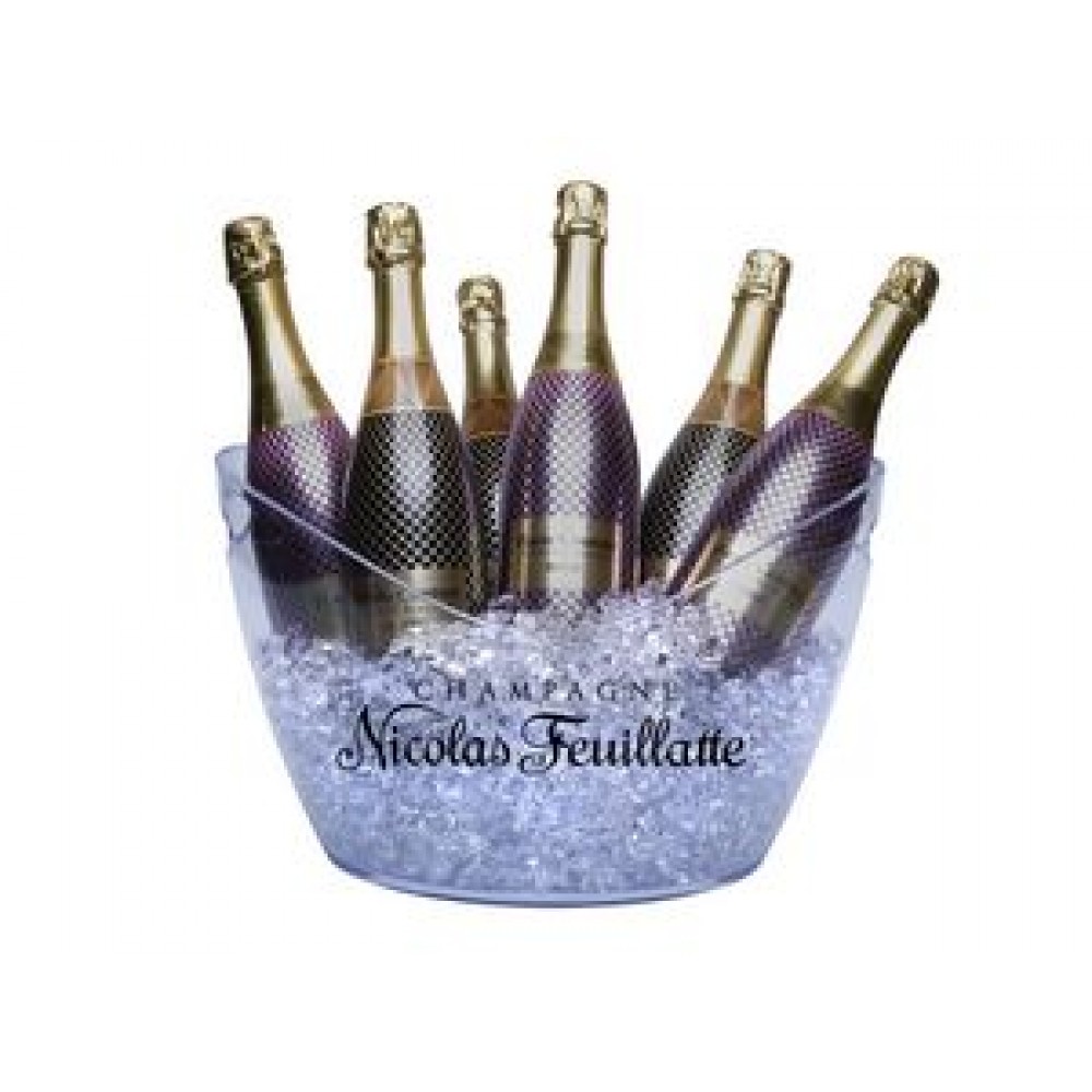 Custom Engraved Large (4-6 Bottle) Acrylic Champagne Wine Ice Bucket Custom Engraved Large (4-6 Bottle) Acrylic Champagne Wine Ice Bucket
