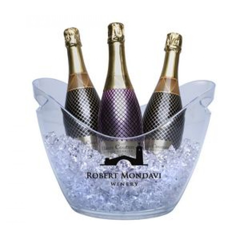 Personalized Medium (2-4 Bottle) Acrylic Champagne Wine Ice Bucket Personalized Medium (2-4 Bottle) Acrylic Champagne Wine Ice Bucket
