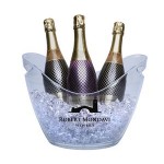 Personalized Medium (2-4 Bottle) Acrylic Champagne Wine Ice Bucket