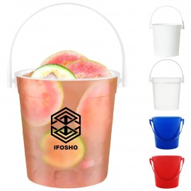 32 OZ. Party Pail Drink Bucket With Handle with Logo  32 OZ. Party Pail Drink Bucket With Handle with Logo
