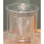 Personalized Plastic Chevron Ice Bucket w/ Cover