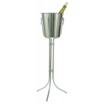 Personalized Ideal Stainless Steel Wine Bucket & Stand