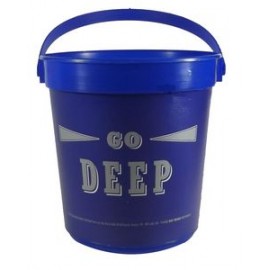 Logo Branded 32 Oz. Plastic Bucket & Handle w/Full Color "In Mold Labeling"