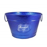 Personalized Hillcrest Pebbled Beverage Bucket - Sea Breeze Blue - CLOSEOUT