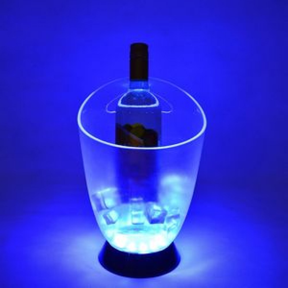 Custom Engraved LED Ice Bucket w/Handle Hole Custom Engraved LED Ice Bucket w/Handle Hole