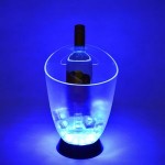 Custom Engraved LED Ice Bucket w/Handle Hole