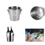 3L Stainless Steel Champagne Beer Ice Bucket with Logo