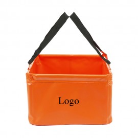 15L Folding Square Shape Bucket with Logo