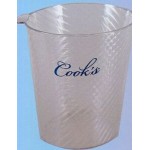 Personalized Plastic Light Weight Swirl Ice Bucket